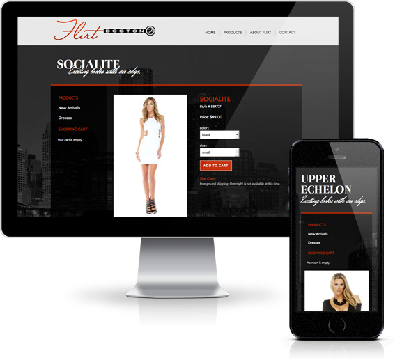 responsive ecommerce website design