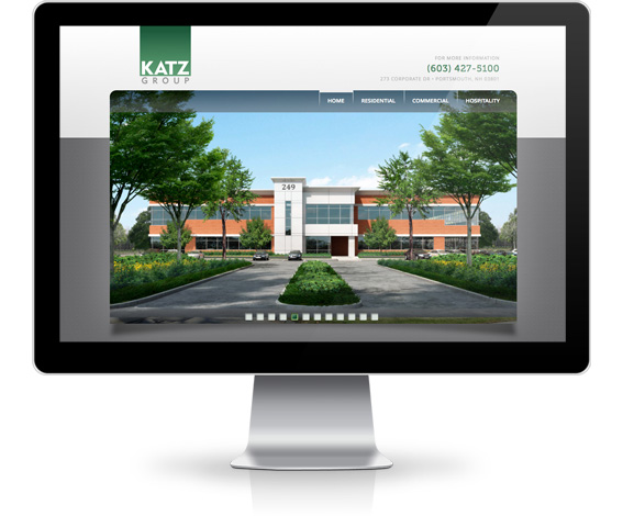 real estate developer website design